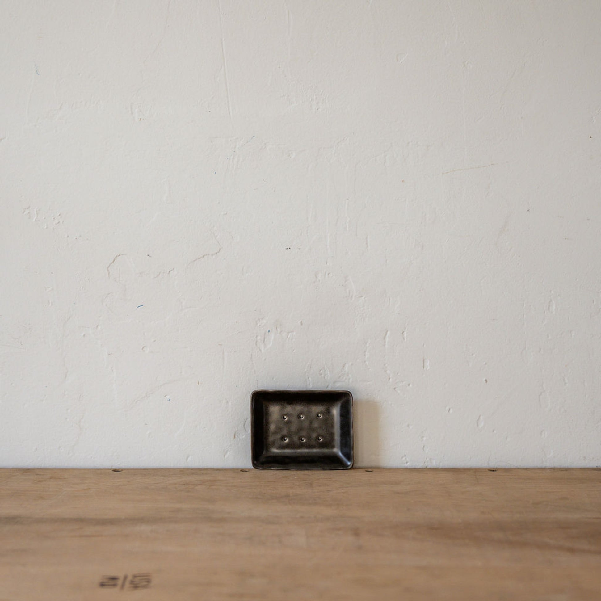 Porcelain Soap Dish Black | Heaven in Earth | Miss Arthur | Home Goods | Tasmania