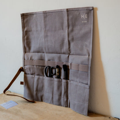 Waxed Canvas Utility Roll Ash | Heaven in Earth | Miss Arthur | Home Goods | Tasmania