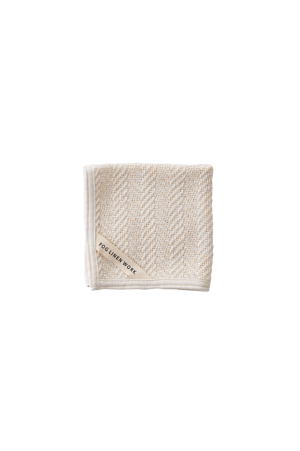 Fog Linen Work Herringbone Cotton Wash Cloth | Fog Linen Work | Miss Arthur | Home Goods | Tasmania