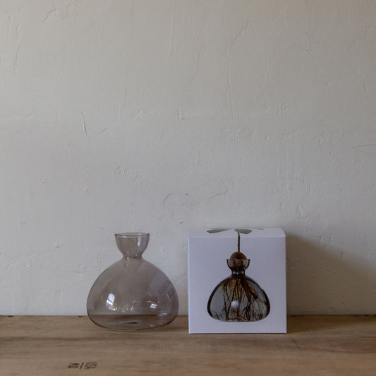 Ilex Studio Avocado Vase Smoke Grey | Ilex Studio | Miss Arthur | Home Goods | Tasmania