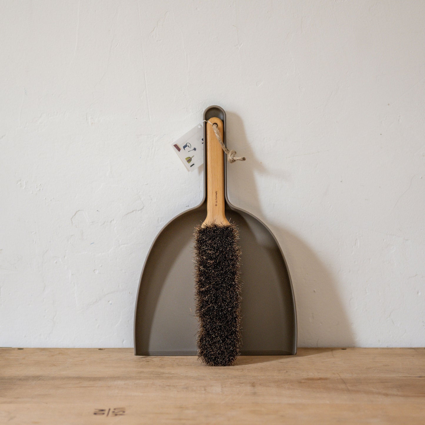 Iris Hantverk Dustpan and Brush Set Umber | Iris Hantverk | Miss Arthur | Home Goods | Tasmania