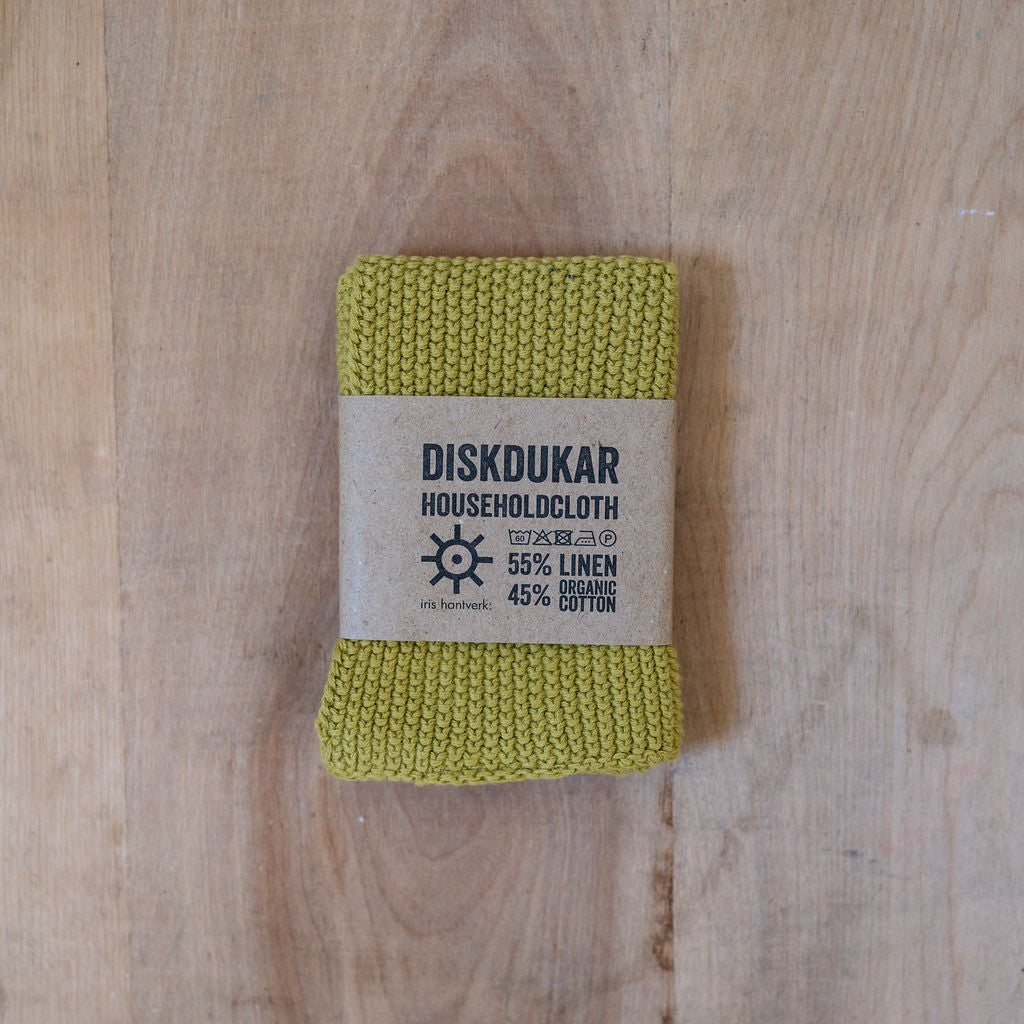 Iris Hantverk Household Cloth Golden Green | Iris Hantverk | Miss Arthur | Home Goods | Tasmania