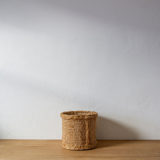 Fair Go Trading Jute Basket Hatched No Handles Medium | Fair Go Trading | Miss Arthur | Home Goods | Tasmania