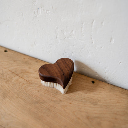 Baby Brush Heart Nutwood | Kellerbursten | Miss Arthur | Home Goods | Tasmania