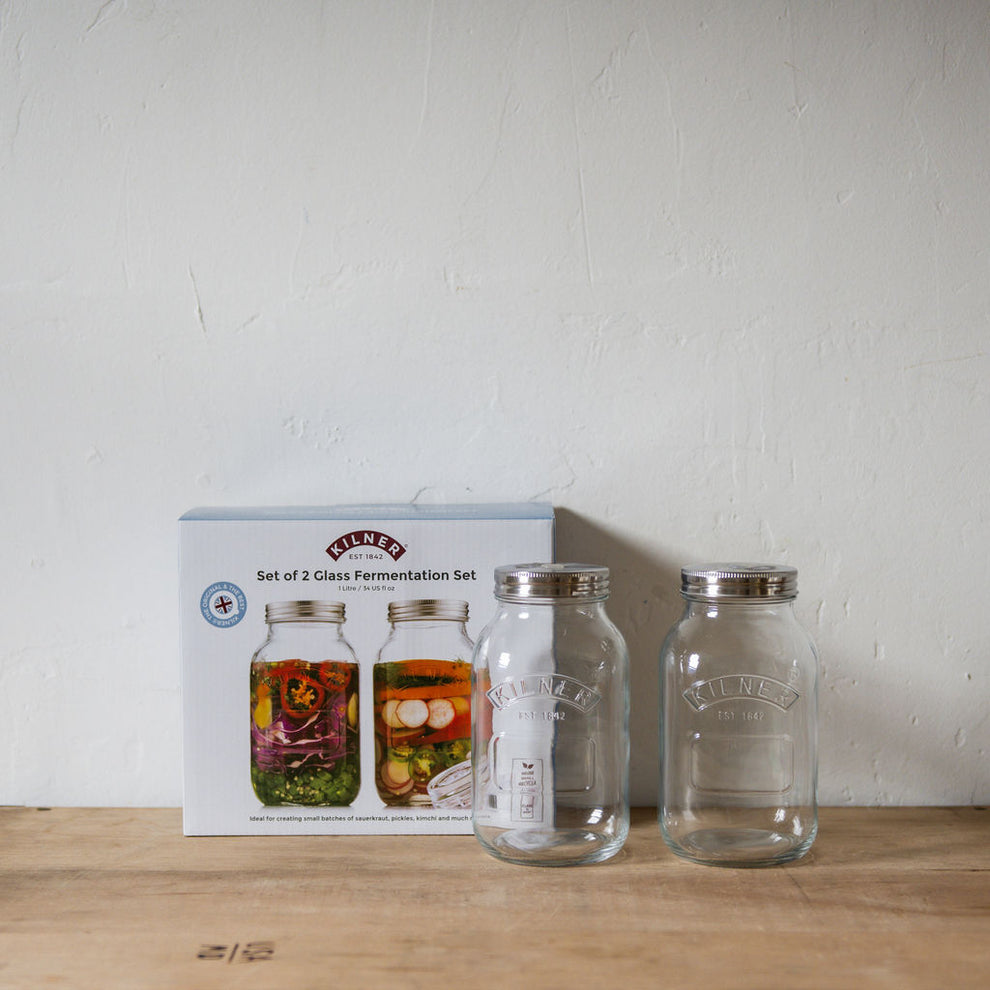 Kilnery Kilner 1 Litre Fermentations Jars Set of 2 – Miss Arthur