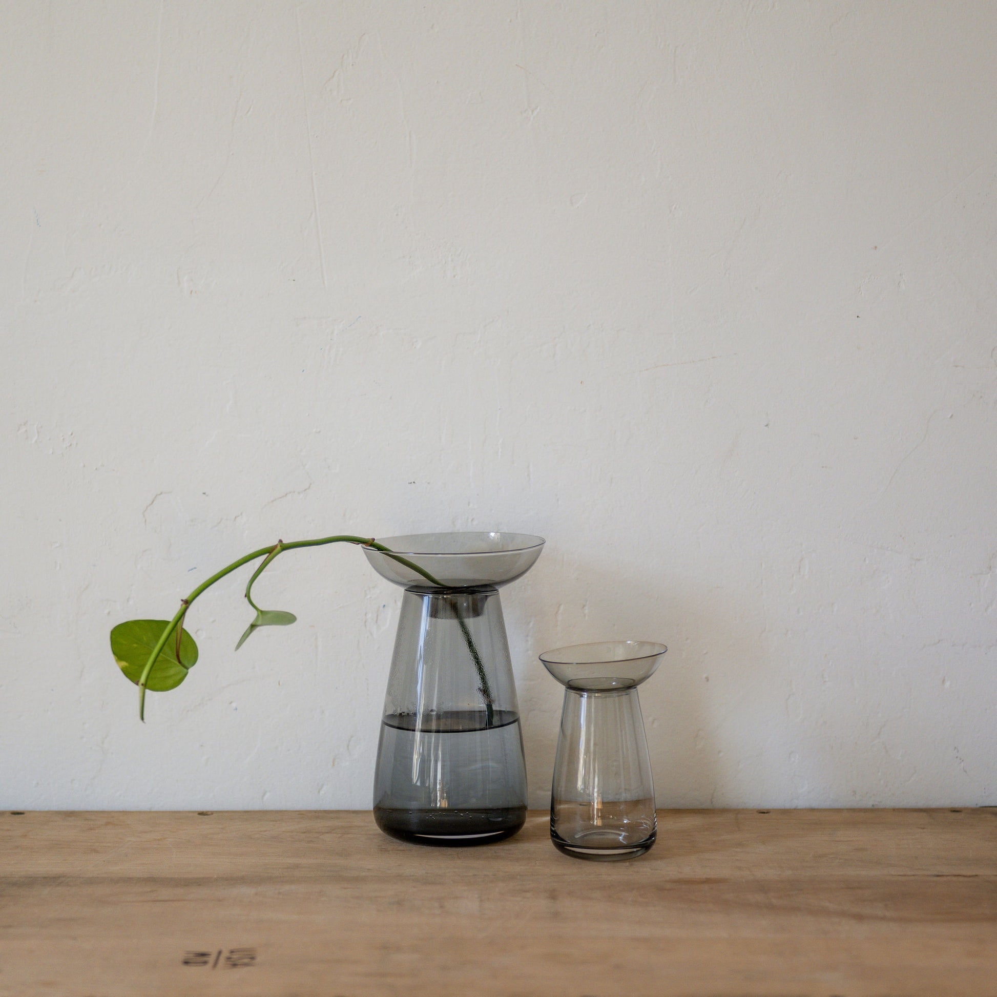 Kinto Aqua Culture Vase Grey Large | Kinto | Miss Arthur | Home Goods | Tasmania