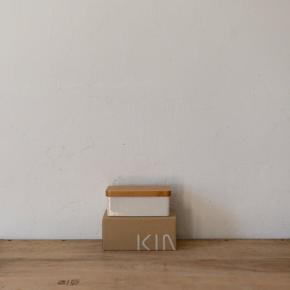 Kinto Taku Butter Dish White | Kinto | Miss Arthur | Home Goods | Tasmania