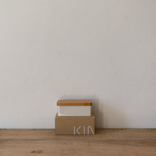 Kinto Taku Butter Dish White | Kinto | Miss Arthur | Home Goods | Tasmania