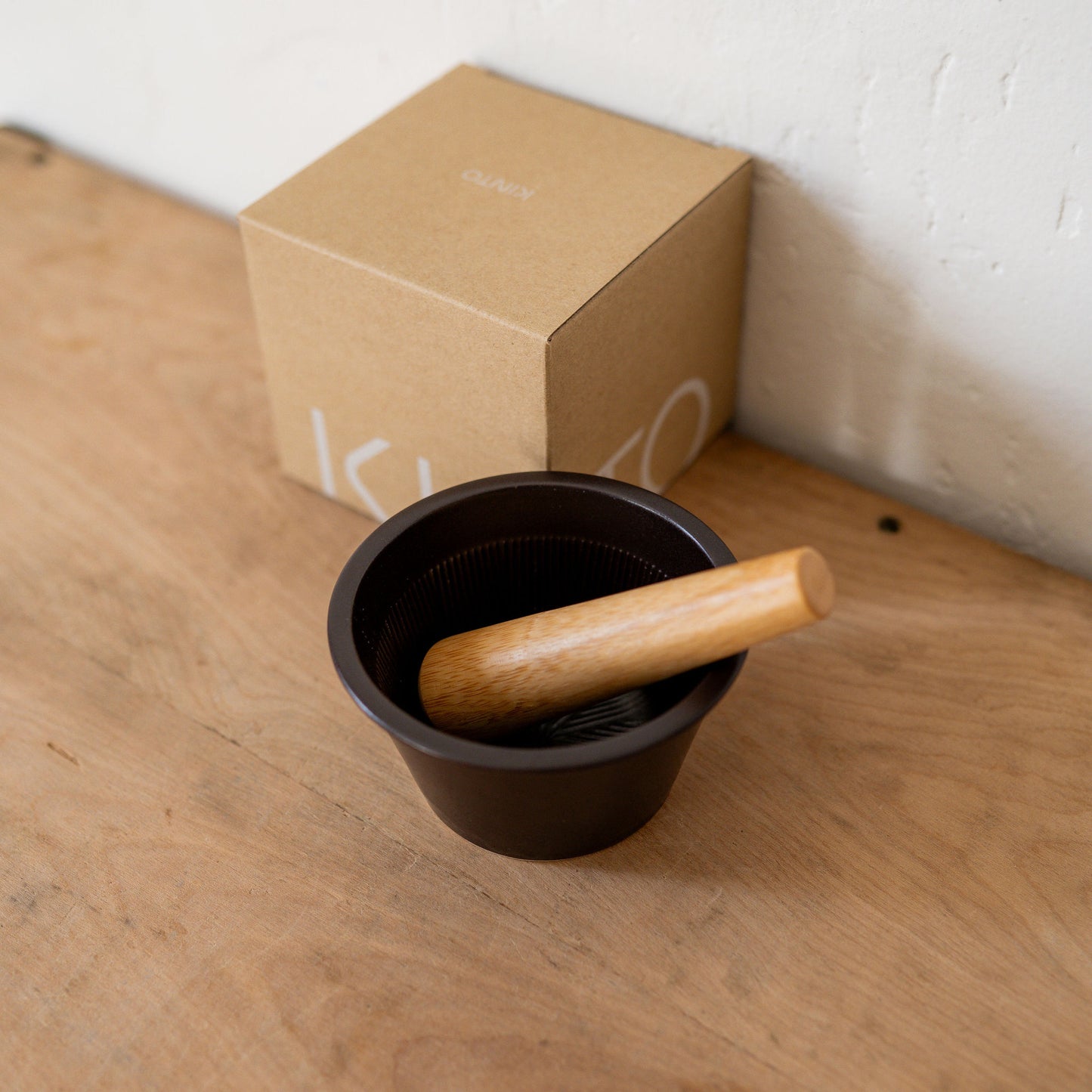 Kinto Taku Mortar and Pestle Black | Kinto | Miss Arthur | Home Goods | Tasmania
