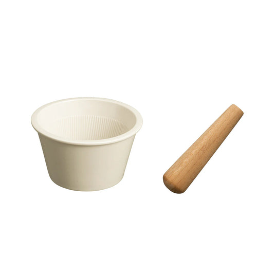 Kinto Taku Mortar and Pestle White | Kinto | Miss Arthur | Home Goods | Tasmania