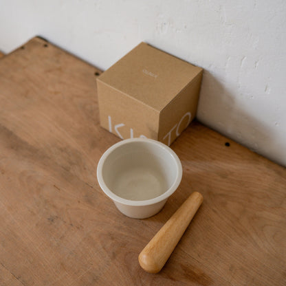 Kinto Taku Mortar and Pestle White | Kinto | Miss Arthur | Home Goods | Tasmania