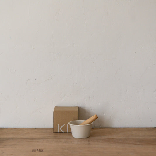 Kinto Taku Mortar and Pestle White | Kinto | Miss Arthur | Home Goods | Tasmania