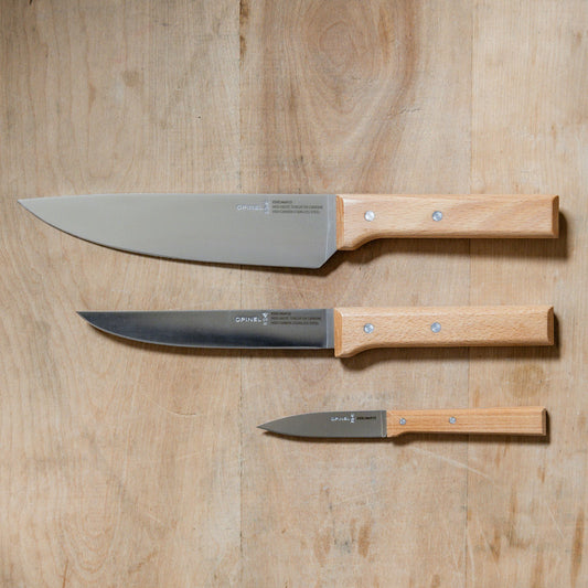 Opinel Parallele 3 Piece Knife Set | Opinel | Miss Arthur | Home Goods | Tasmania