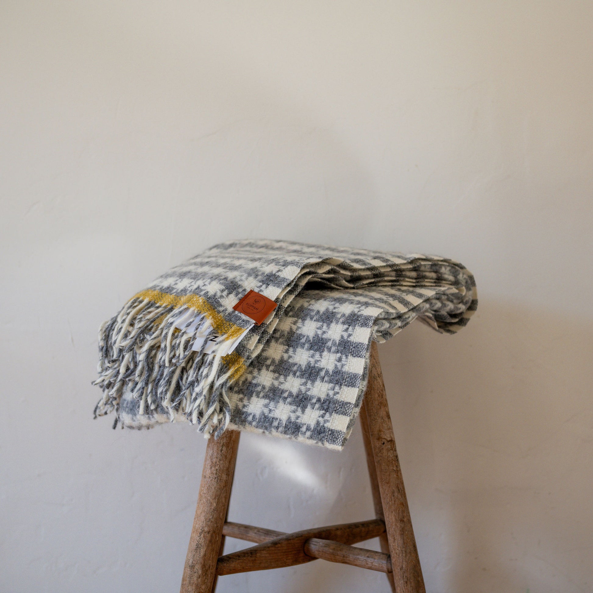 Klippan Dogtooth Wool Blanket Grey | Klippan | Miss Arthur | Home Goods | Tasmania