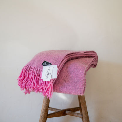 Klippan Gotland Wool Blanket Pink | Klippan | Miss Arthur | Home Goods | Tasmania