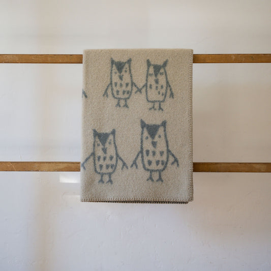 Klippan Hand in Hand Wool Baby Blanket Greige | Klippan | Miss Arthur | Home Goods | Tasmania