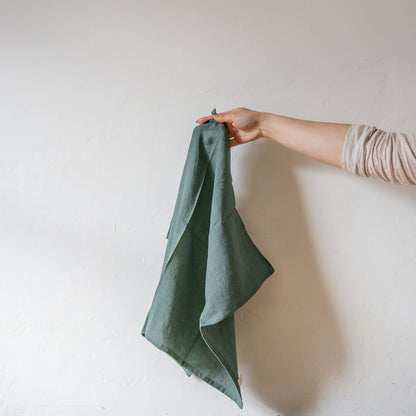 Linen Tea Towel Green | Konohairo | Miss Arthur | Home Goods | Tasmania