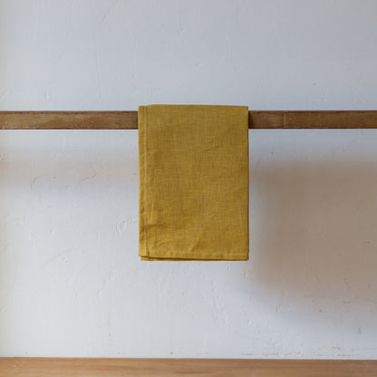 Linen Tea Towel Mustard