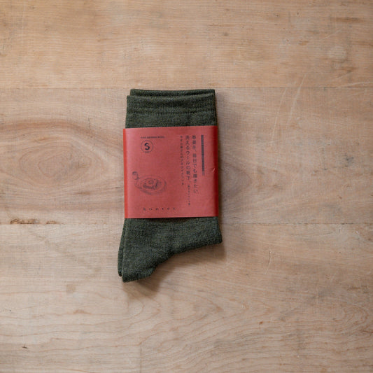 Kontex Akinai Socks Khaki Small EU 35-38 | Kontex | Miss Arthur | Home Goods | Tasmania