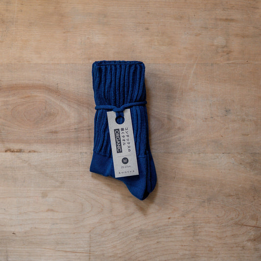 Kontex Haku Organica Socks Navy Medium EU 39-42 | Kontex | Miss Arthur | Home Goods | Tasmania
