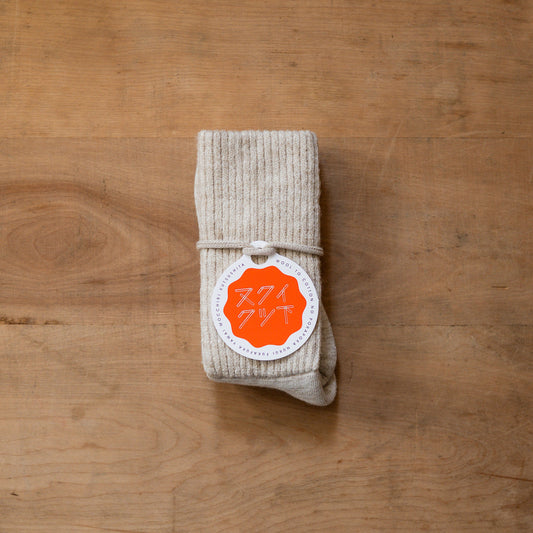 Kontex Nukui Socks Beige Small EU 35-38 | Kontex | Miss Arthur | Home Goods | Tasmania
