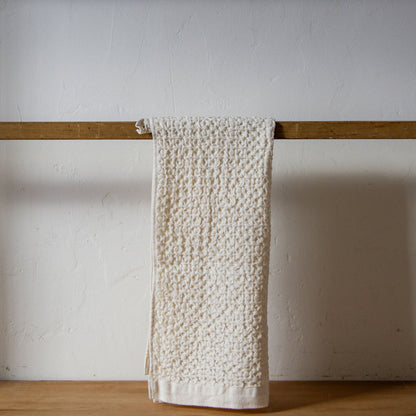 Kontex Cotton Linen Waffle Ivory Hand Towel | Kontex | Miss Arthur | Home Goods | Tasmania