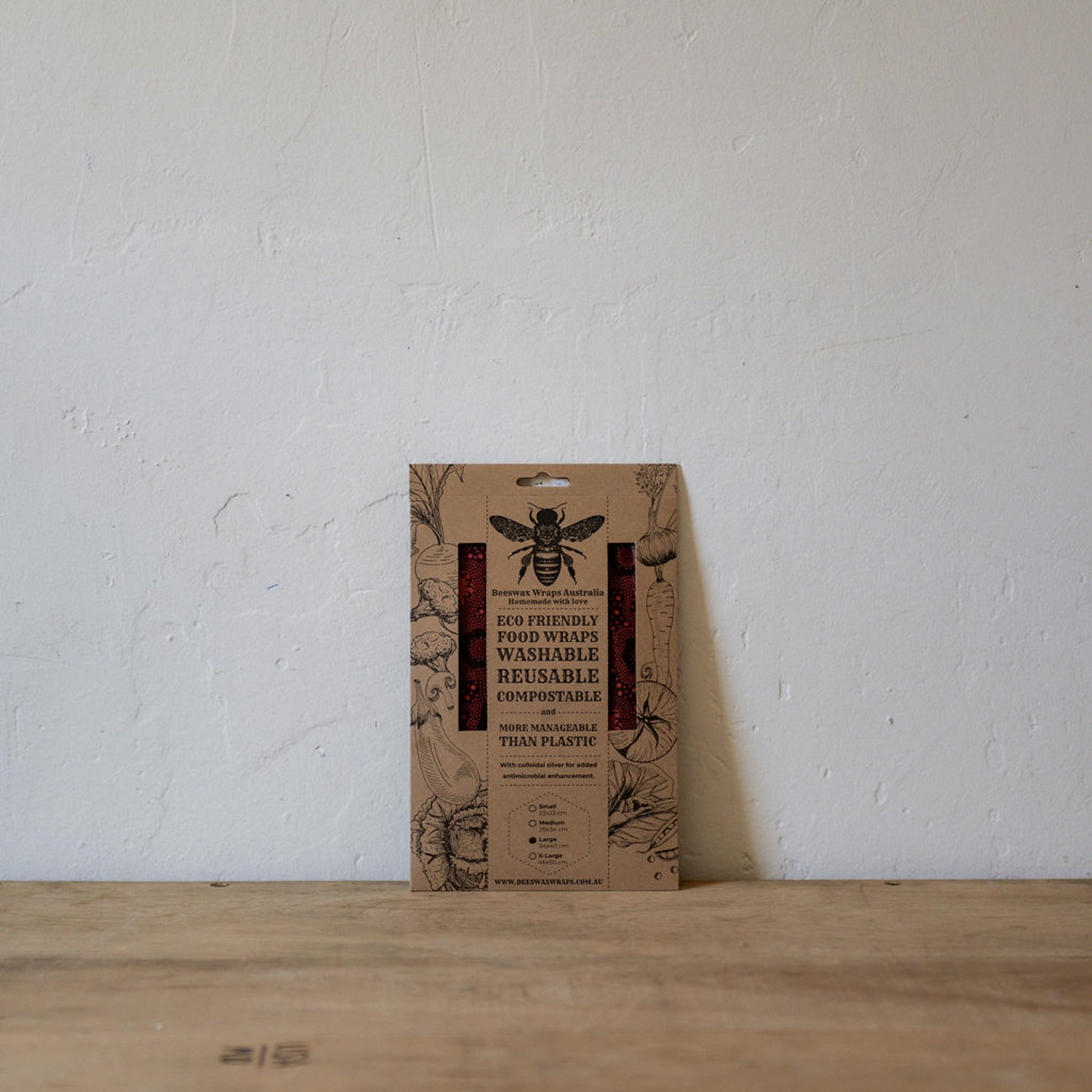 Beeswax Wraps Single Large | Beeswax Wraps Australia | Miss Arthur | Home Goods | Tasmania