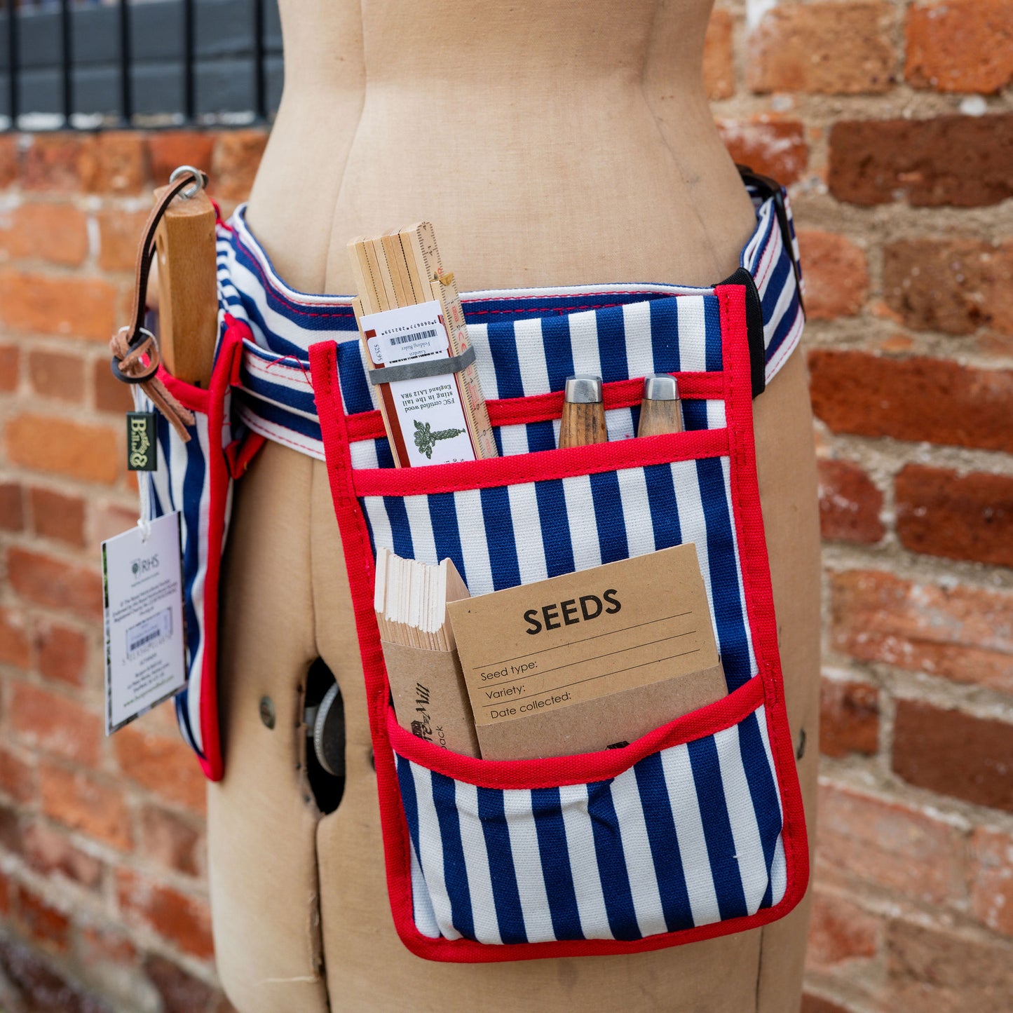 Le Sac Gardening Tool Belt Navy Stripe | Le Sac | Miss Arthur | Home Goods | Tasmania