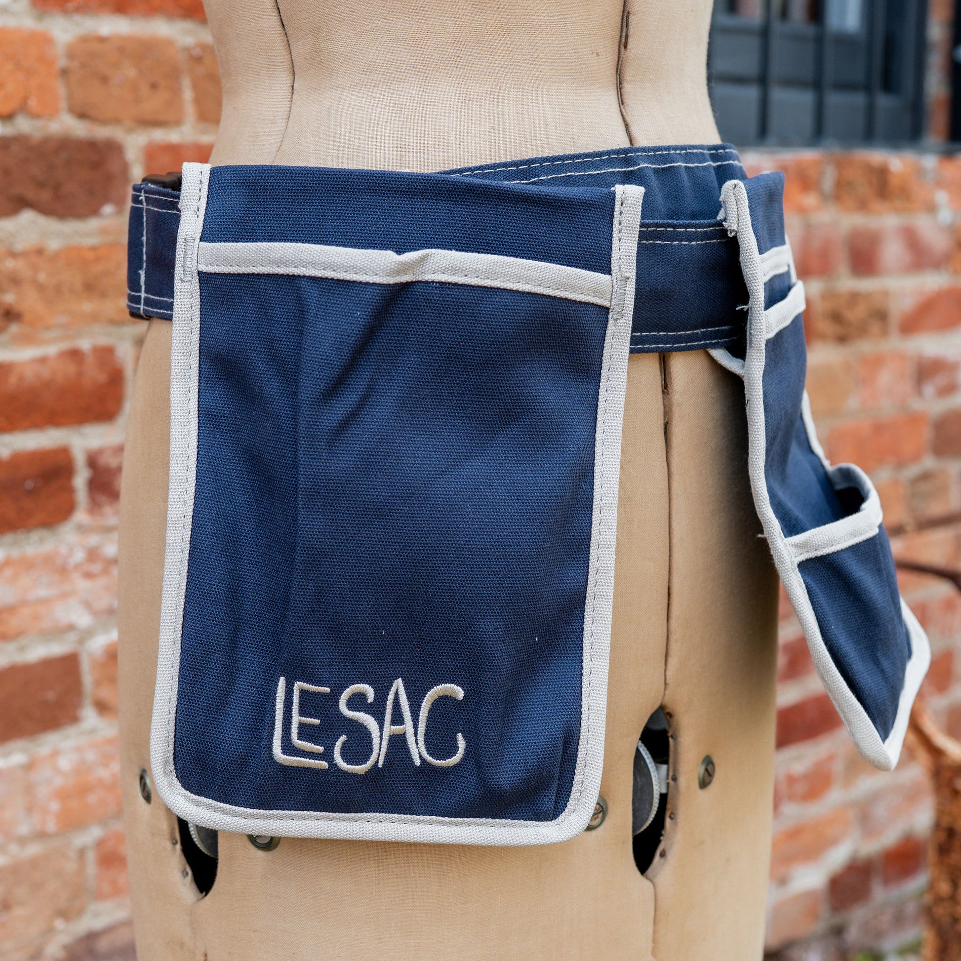 Le Sac Gardening Tool Belt Navy Taupe Trim | Le Sac | Miss Arthur | Home Goods | Tasmania