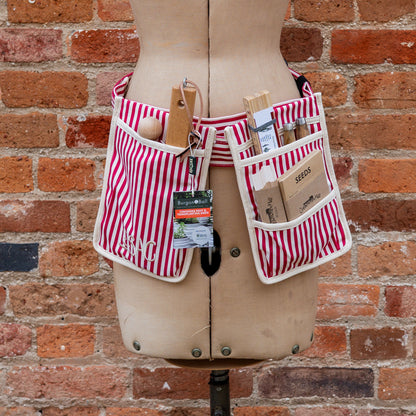 Le Sac Gardening Tool Belt Red Stripe | Le Sac | Miss Arthur | Home Goods | Tasmania