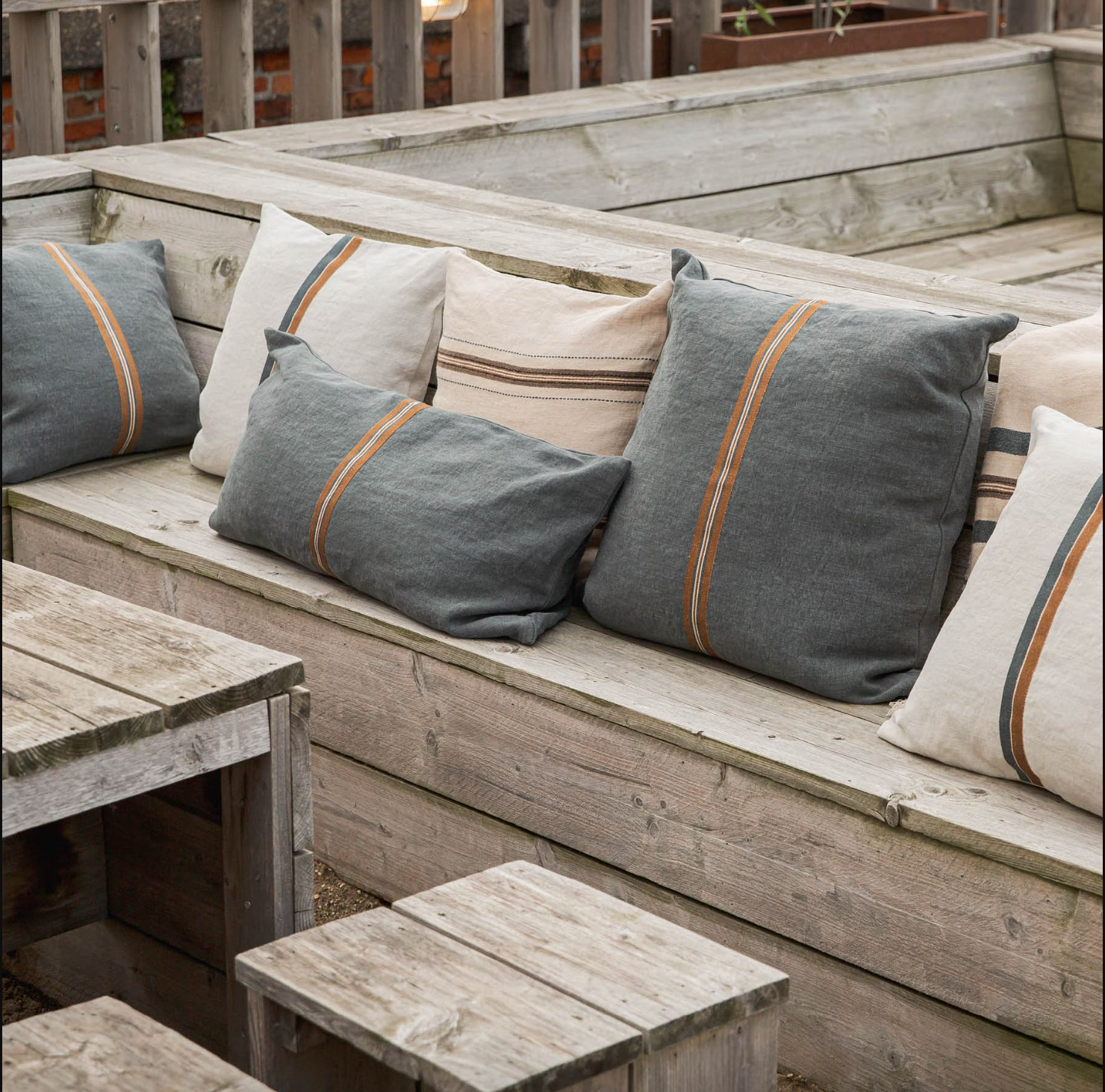 Libeco Atlas Cushion Cover Natural 50cm x 50cm | Libeco | Miss Arthur | Home Goods | Tasmania