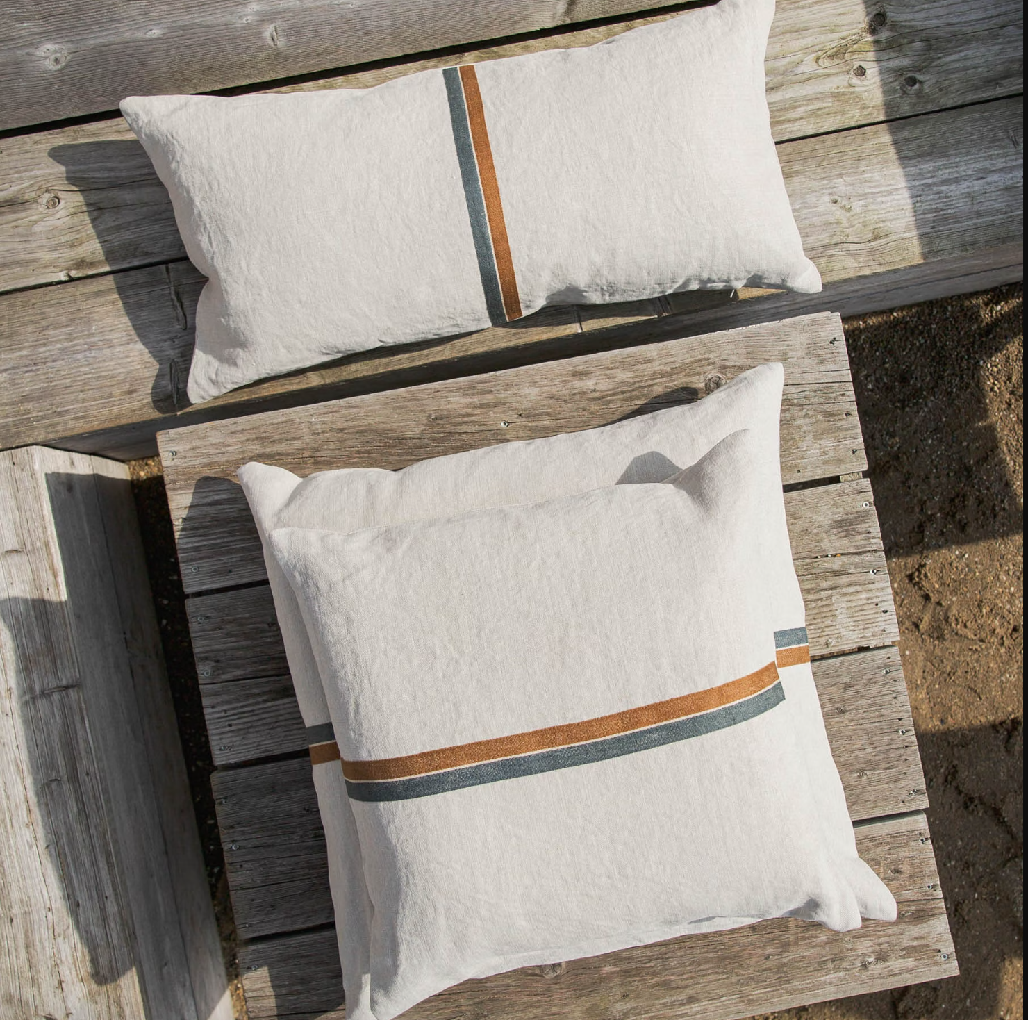 Libeco Atlas Cushion Cover Natural 50cm x 50cm | Libeco | Miss Arthur | Home Goods | Tasmania