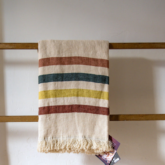 Libeco Belgian Towel Fouta Lake Stripe | Libeco | Miss Arthur | Home Goods | Tasmania