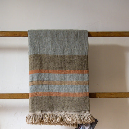 Libeco Belgian Towel Fouta Multi Stripe | Libeco | Miss Arthur | Home Goods | Tasmania