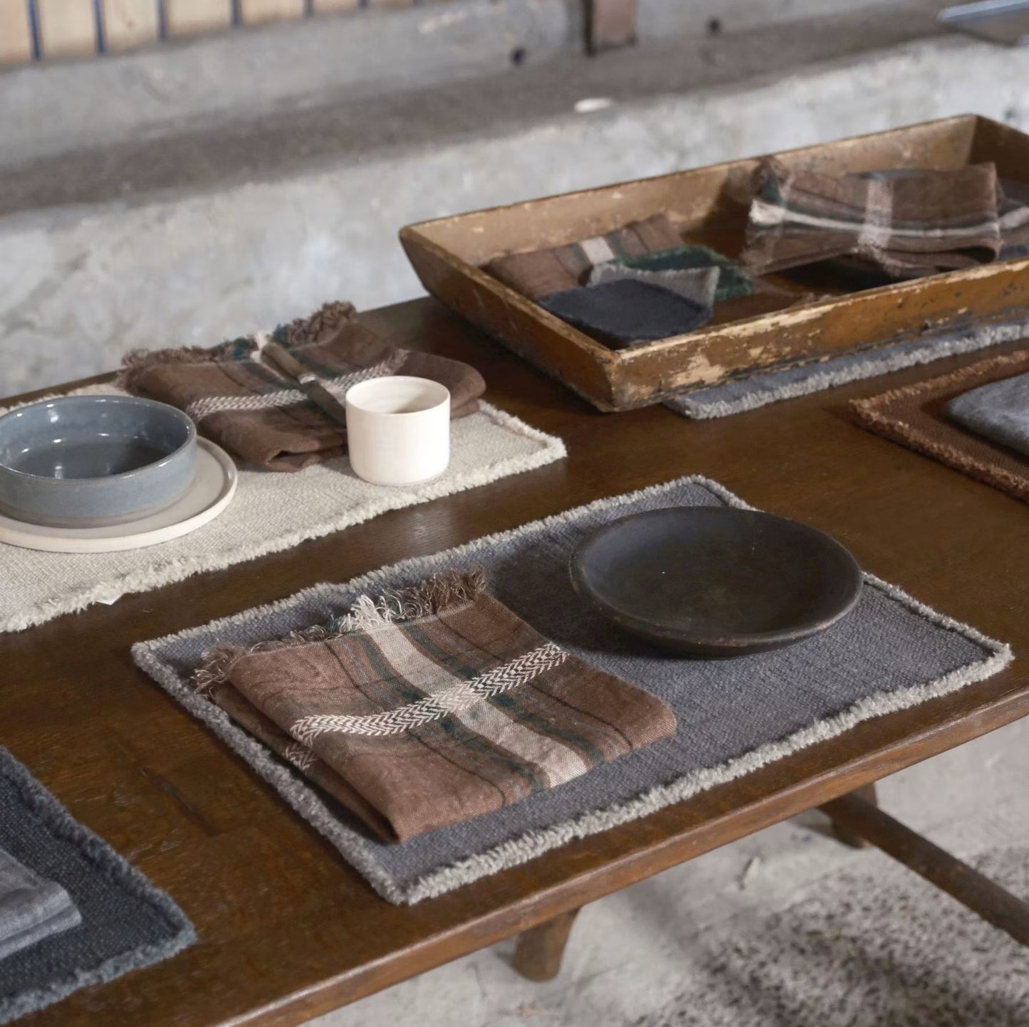 Libeco Jasper Placemat Natural | Libeco | Miss Arthur | Home Goods | Tasmania