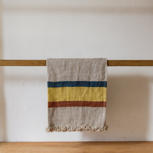 Libeco Belgian Towel Guest Towel Mercurio Stripe | Libeco | Miss Arthur | Home Goods | Tasmania