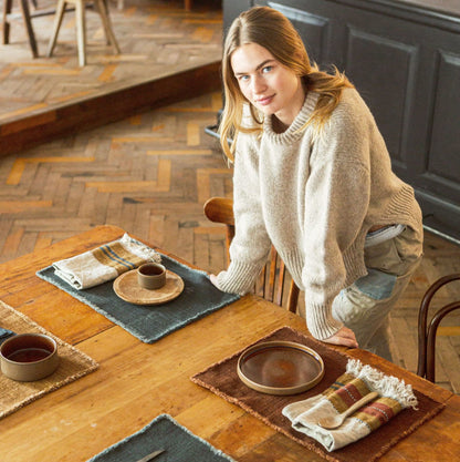 Libeco Jasper Placemat Leather | Libeco | Miss Arthur | Home Goods | Tasmania