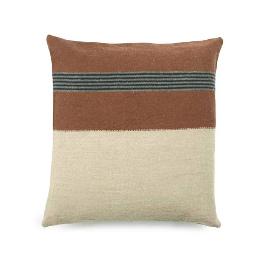 Libeco Sienna Cushion Cover Brown 63xcm x 63cm | Libeco | Miss Arthur | Home Goods | Tasmania
