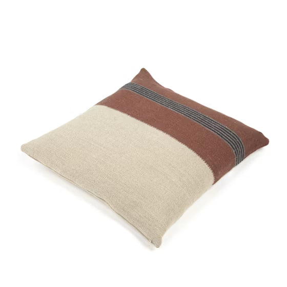 Libeco Sienna Cushion Cover Brown 63xcm x 63cm