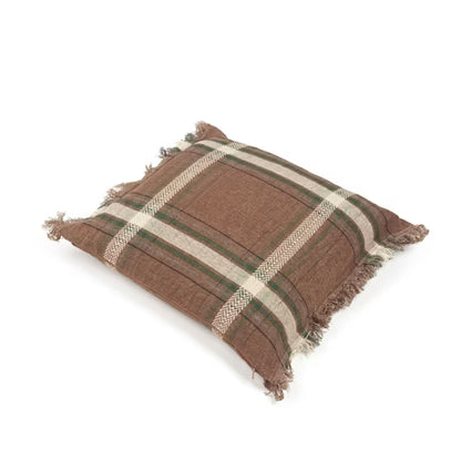 Libeco Rowan Cushion Cover Check 44cm x 44cm