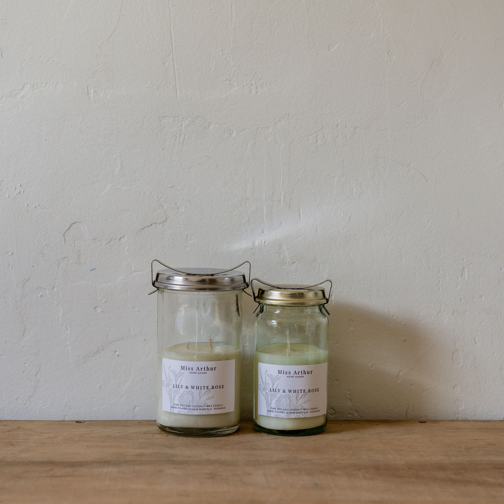 Lily & White Rose N° 20 Candle | Miss Arthur | Miss Arthur | Home Goods | Tasmania
