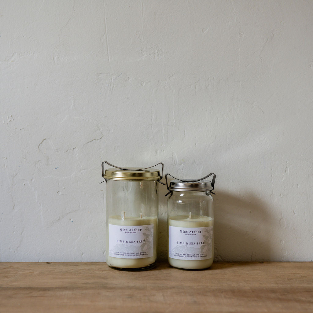 Lime & Sea Salt N° 20 Candle | Miss Arthur | Miss Arthur | Home Goods | Tasmania