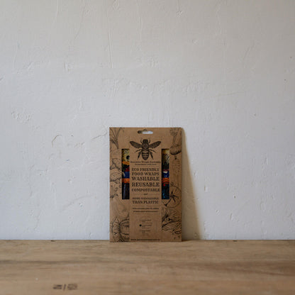 Beeswax Wraps Lunch and Snacks Pack | Beeswax Wraps Australia | Miss Arthur | Home Goods | Tasmania