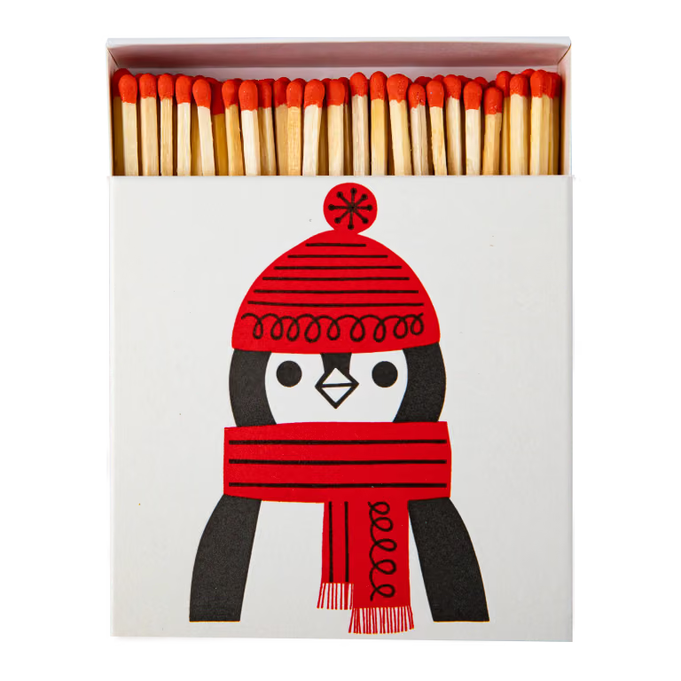 Archivist Luxury Matches Winter Penguin