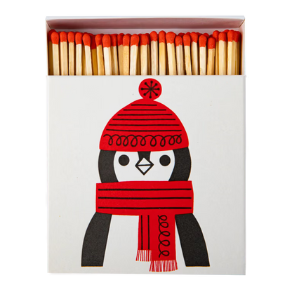 Archivist Luxury Matches Winter Penguin