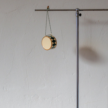 Maileg Metal Drum Ornament Dark Green Large | Maileg Design | Miss Arthur | Home Goods | Tasmania