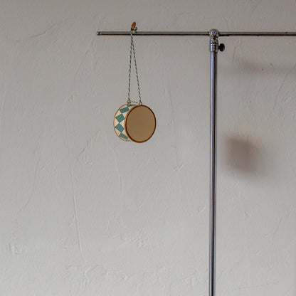 Maileg Metal Drum Ornament Dark Green Large | Maileg Design | Miss Arthur | Home Goods | Tasmania