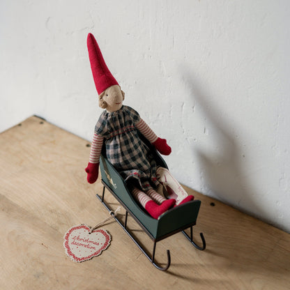 Maileg Sleigh for Mini Pixy Green | Maileg Design | Miss Arthur | Home Goods | Tasmania