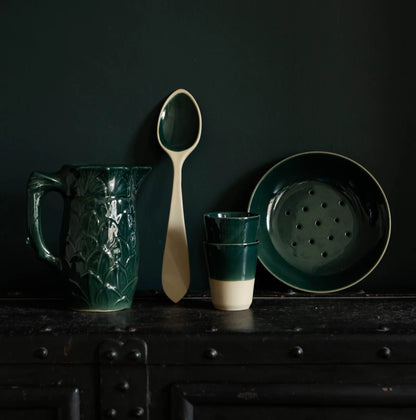 Manufacture de Digoin Leaf Jug 1L Vert Secret | Manufacture de Digoin | Miss Arthur | Home Goods | Tasmania