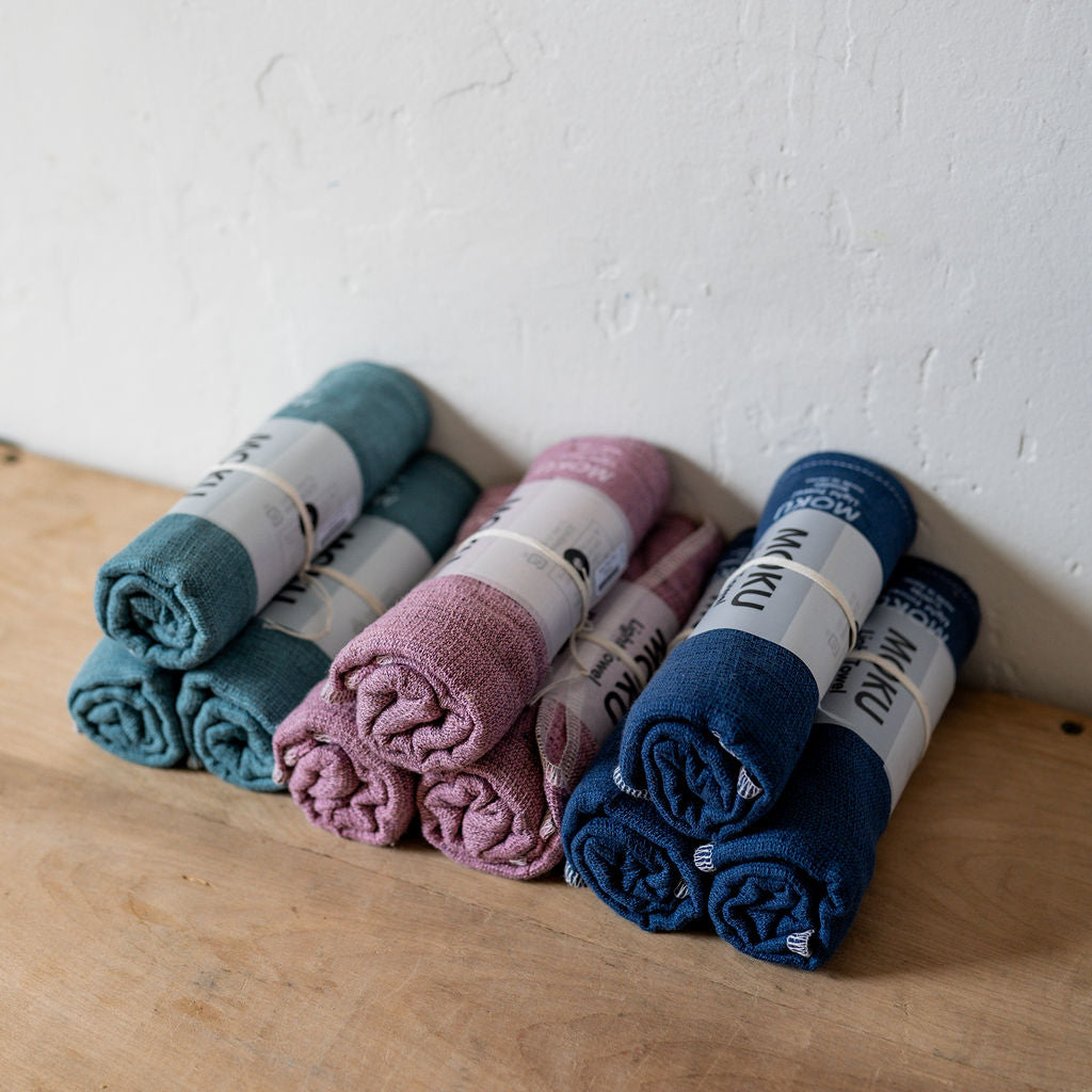 Kontex Moku Medium Towel Bluegreen | Kontex | Miss Arthur | Home Goods | Tasmania